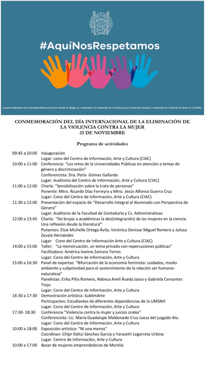 Programa de actividades