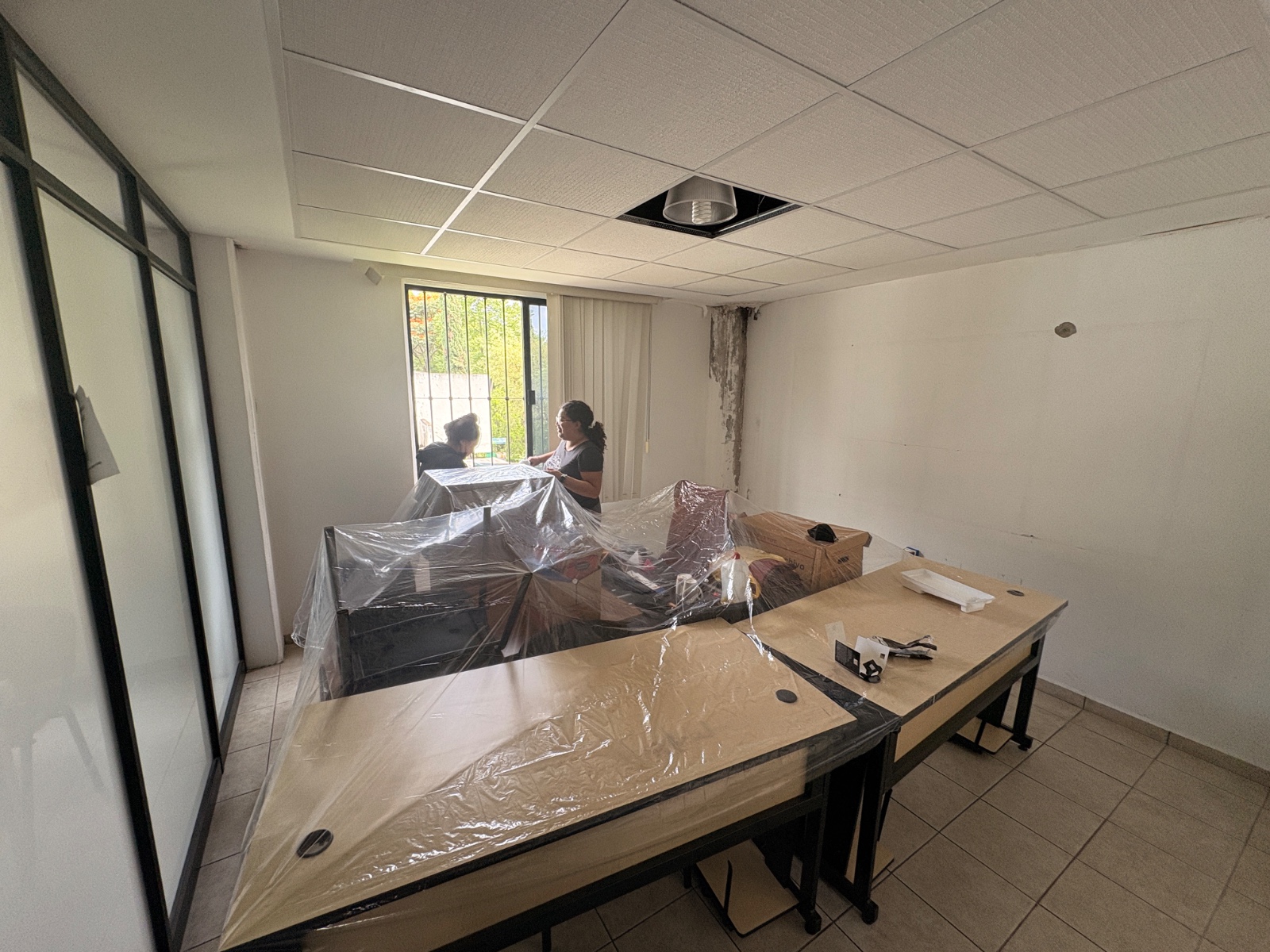 Jornada de mantenimiento en el edificio de Posgrado, fotografía 2 de 13