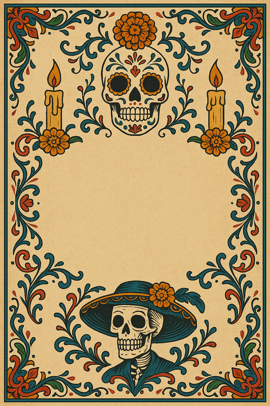 Calavera decorativa 1
