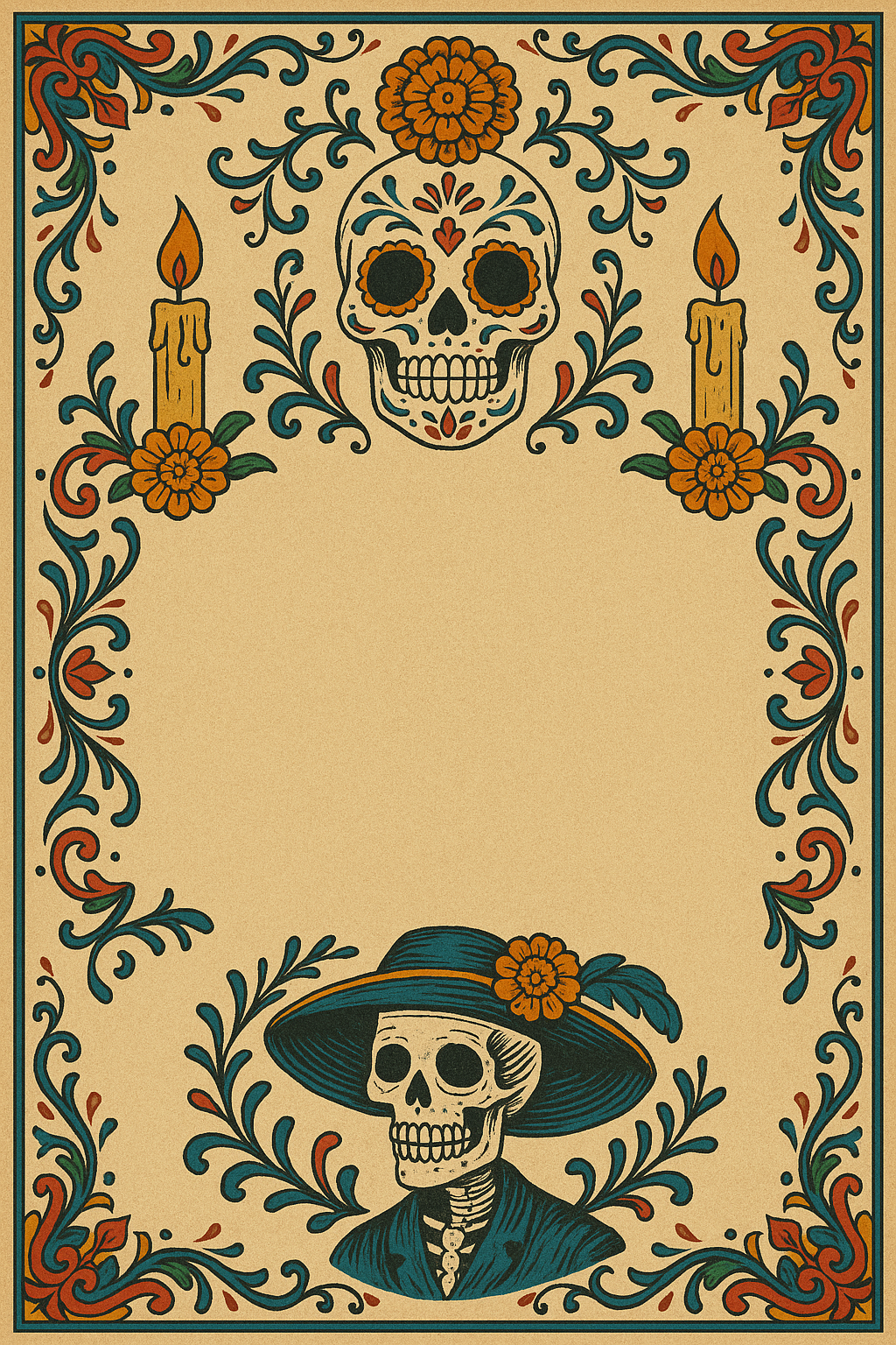 Calavera decorativa 2