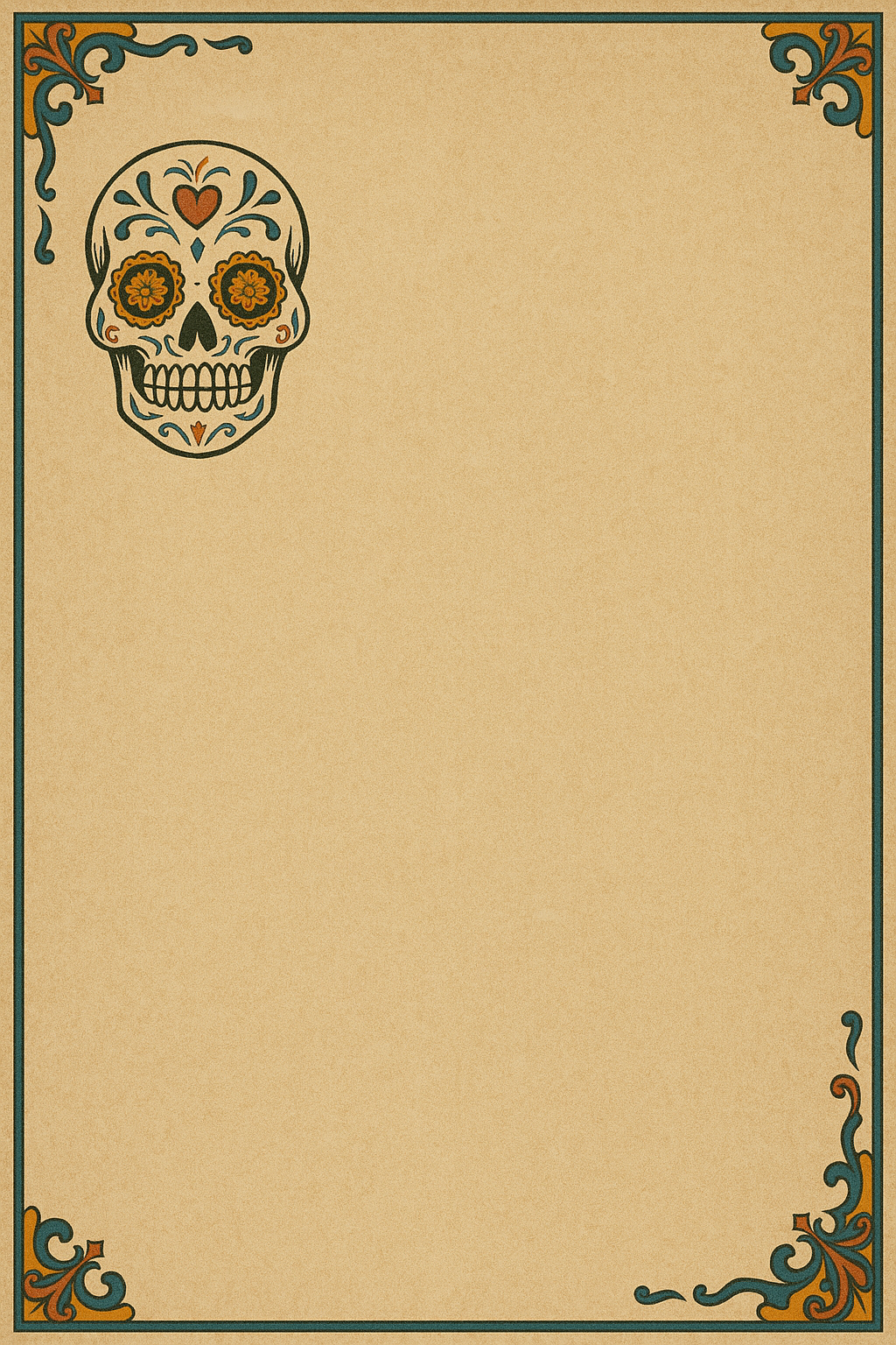 Calavera decorativa 4