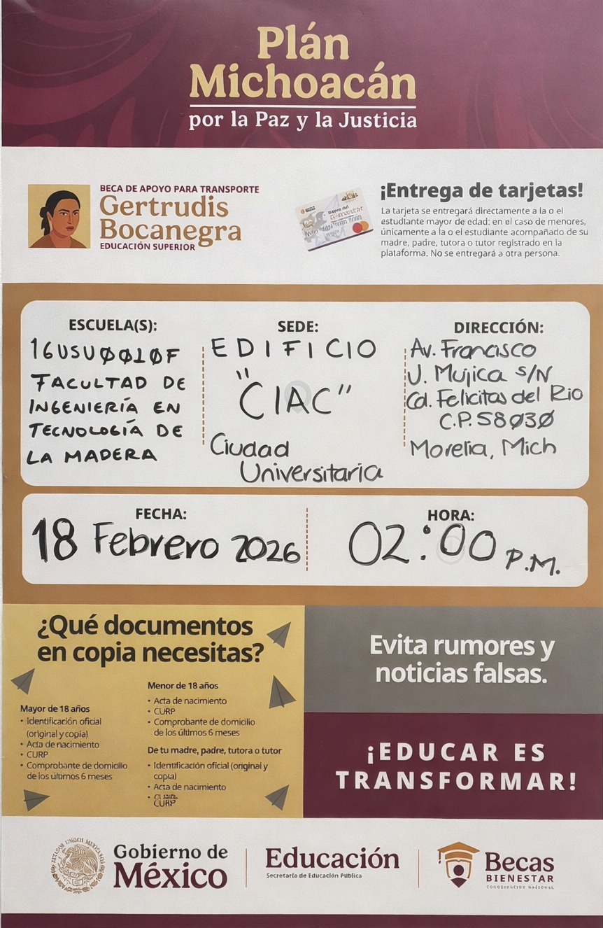 Información de Entrega